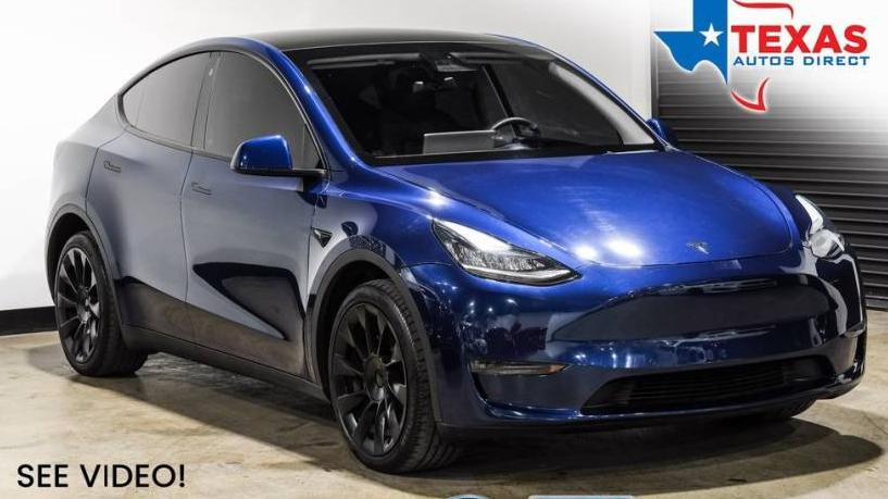 TESLA MODEL Y 2022 7SAYGDEE8NF481637 image